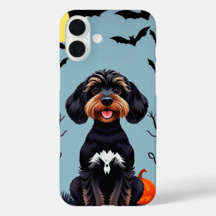 Adorable Haunted Pup Night 🐾👻 Autumn Spooky  iPhone 16 Plus Case
