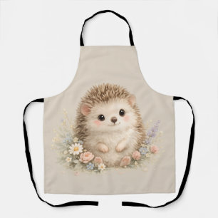 Adorable Hedgehog European Garden Apron