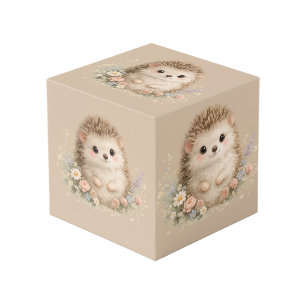 Adorable Hedgehog European Garden Cube