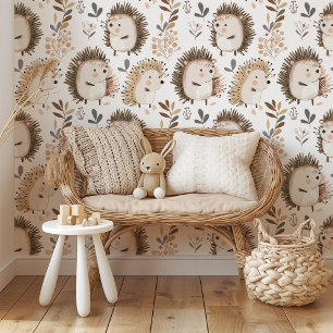 Adorable Hedgehog Forest Wallpaper