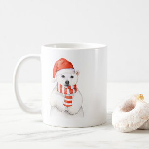 Adorable Holiday Polar Bear Mug