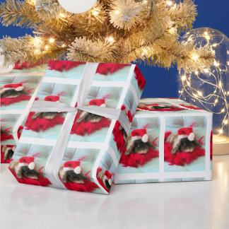 Adorable Holland Lop Christmas Wrapping Paper