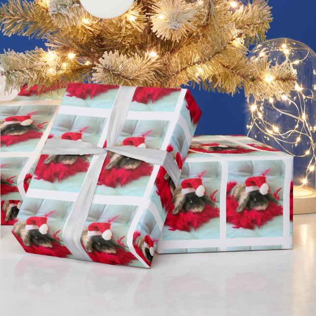 Adorable Holland Lop Christmas Wrapping Paper (Holidays)