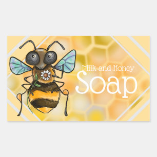 Adorable Honey Bee Labels