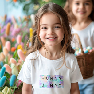 Adorable Hunny Bunny Kids Easter T-Shirt