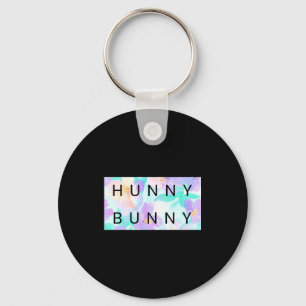 Adorable hunny bunny kids easter t shirt_1 key ring