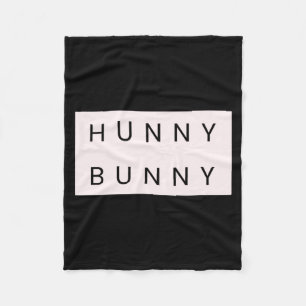 Adorable hunny bunny kids easter t shirt  fleece blanket