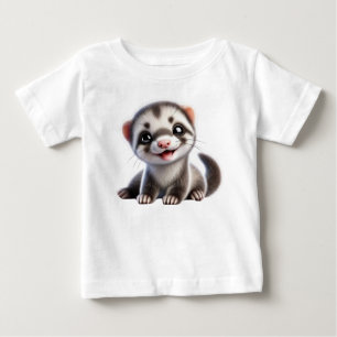 Adorable Hurón Baby T-Shirt