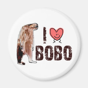 Adorable! I LOVE <3 BOBO design - Finding Bigfoot Magnet