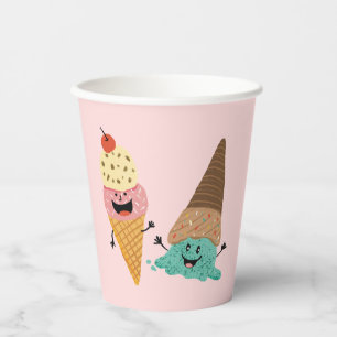 Adorable Ice Cream Kids Birthday Party Cup