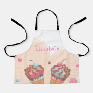 Adorable Ice creams Personalised Apron