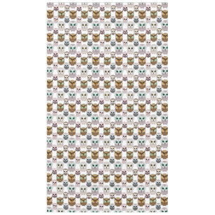 Adorable Illustrated Owls Pattern Tablecloth