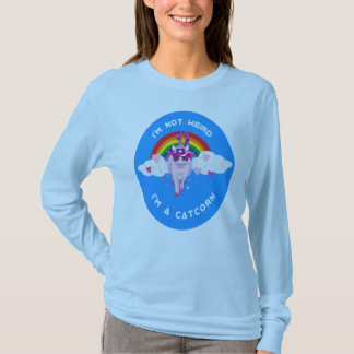 Adorable I'm Not Weird I'm a Catcorn T-Shirt