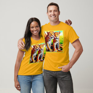 Adorable Jaguar Cubs in the Jungle. Buy Now T-Shirt
