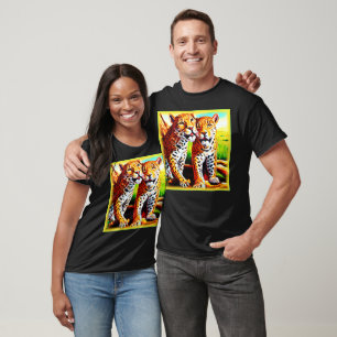 Adorable Jaguar Cubs in the Jungle. Buy Now T-Shirt