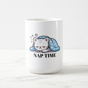 Adorable Kawaii Cat Cartoon Coffee Mug