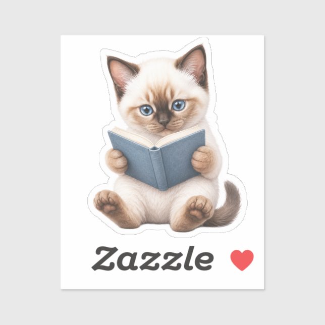 Adorable Kawaii Kitten Sticker (Sheet)