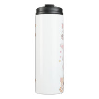 Adorable Kawaii Pastel Animal Friends Travel Mug