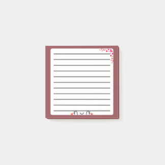 Adorable Kawaii Post-It Note: Delightful Digital Notes