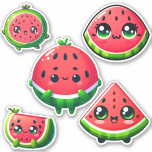 adorable kawaii watermelon