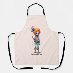 Adorable Kid Zombie - Cute Halloween (2) Apron