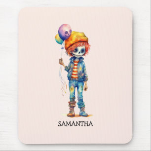 Adorable Kid Zombie - Cute Halloween (2) Mouse Mat