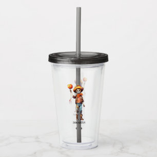 Adorable Kid Zombie - Cute Halloween (3) Acrylic Tumbler