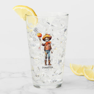 Adorable Kid Zombie - Cute Halloween (3) Glass