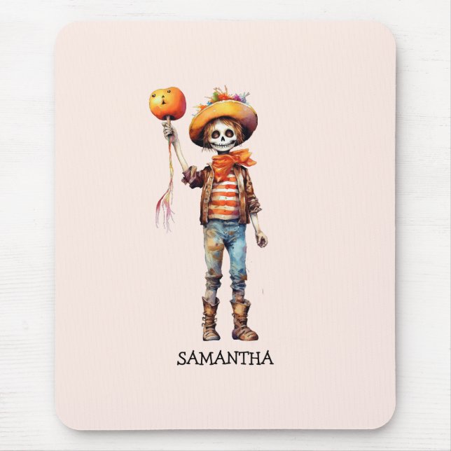 Adorable Kid Zombie - Cute Halloween (3) Mouse Mat (Front)