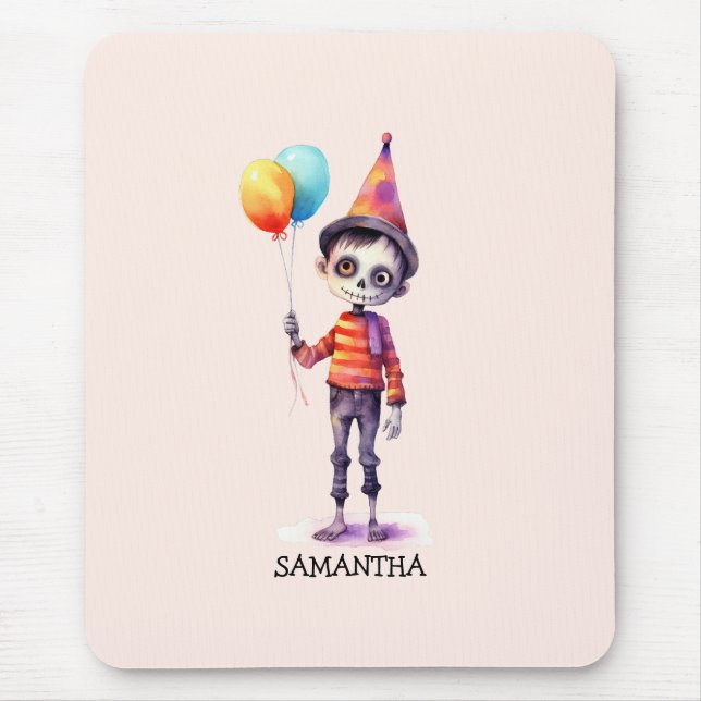 Adorable Kid Zombie - Cute Halloween (4) Mouse Mat (Front)