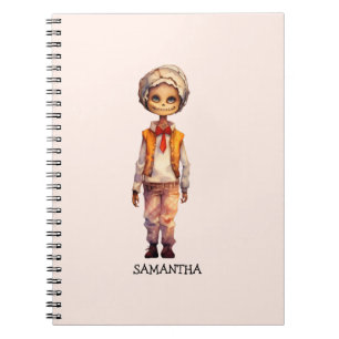 Adorable Kid Zombie - Cute Halloween Notebook