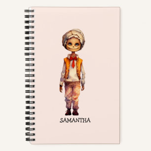 Adorable Kid Zombie - Cute Halloween Notebook