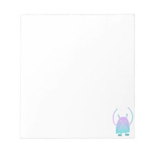 Adorable Kids Monster Character Notepad
