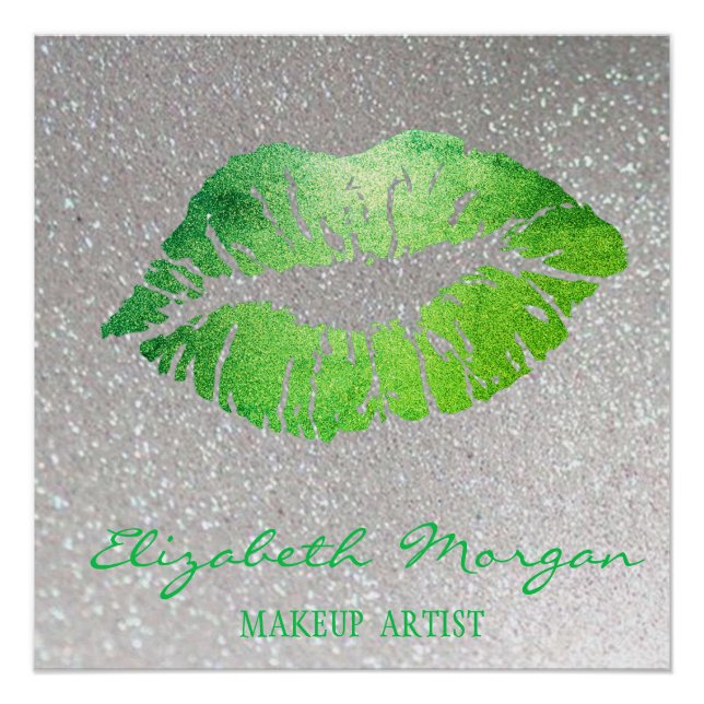 Adorable Kiss,Lips ,Makeup artist Poster (Front)