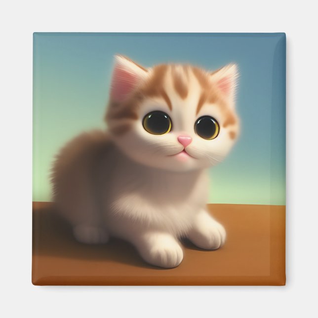 Adorable Kitten Magnet (Front)