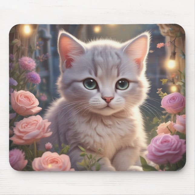 Adorable Kitten Mousepad (Front)