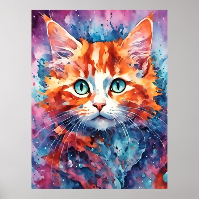 Adorable Kitten Poster (Front)