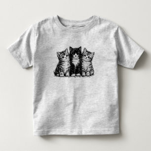 Adorable Kitten Trio Toddler T-Shirt