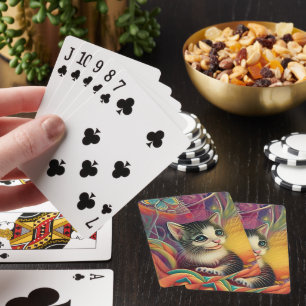Adorable Kittens 1 Playing Cards