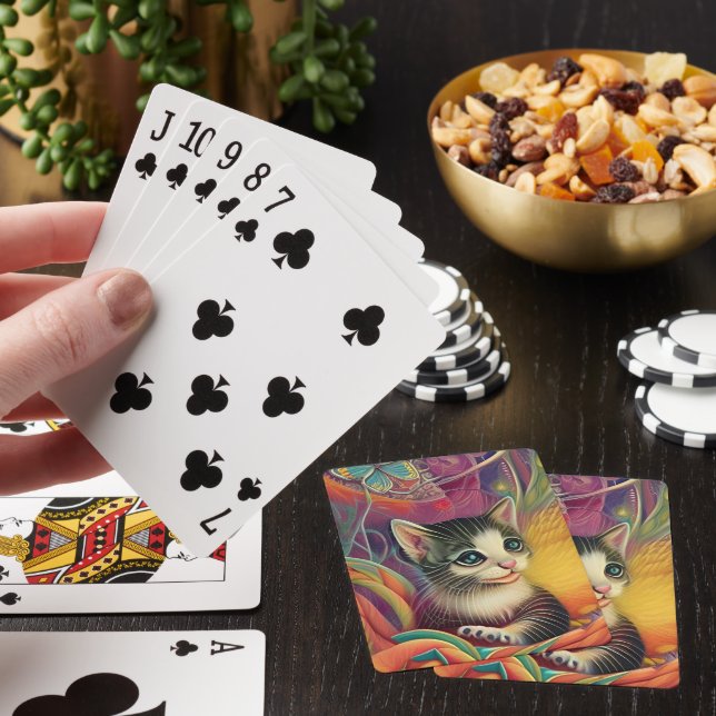 Adorable Kittens 1 Playing Cards (In Situ)