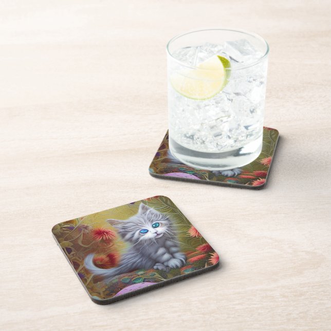Adorable Kittens 2 Coaster (Right Side)