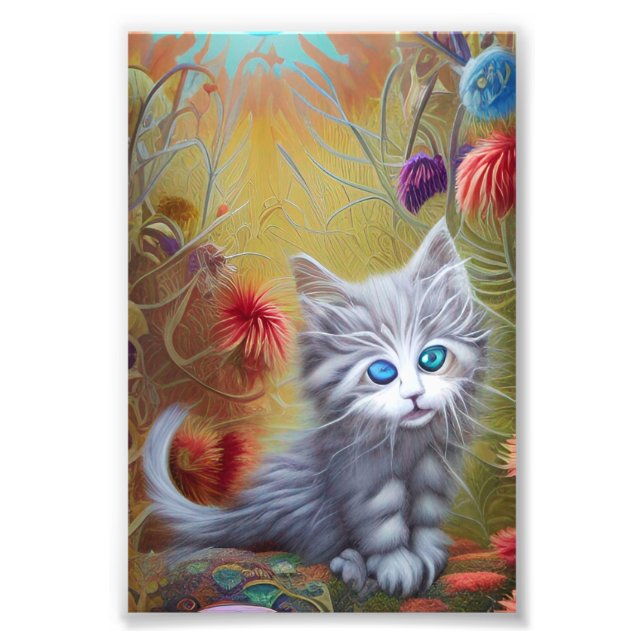 Adorable Kittens 2 Photo Print (Front)