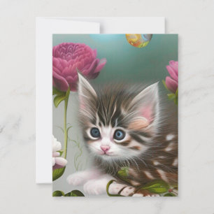 Adorable Kittens 4 Card