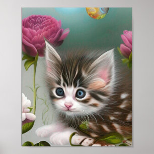 Adorable Kittens 4 Poster