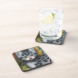 Adorable Kittens 5 Coaster