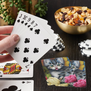 Adorable Kittens 5 Playing Cards