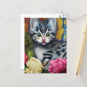 Adorable Kittens 5 Postcard