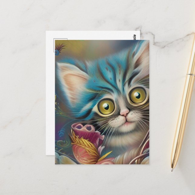 Adorable Kittens 6 Postcard (Front/Back In Situ)