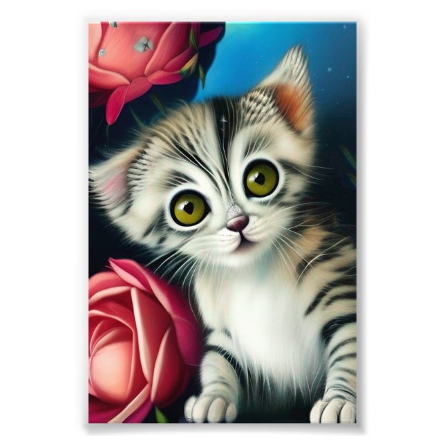 Adorable Kittens 7 Photo Print (Front)
