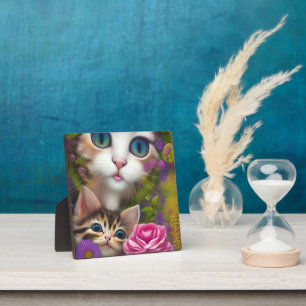 Adorable Kittens 8 Plaque
